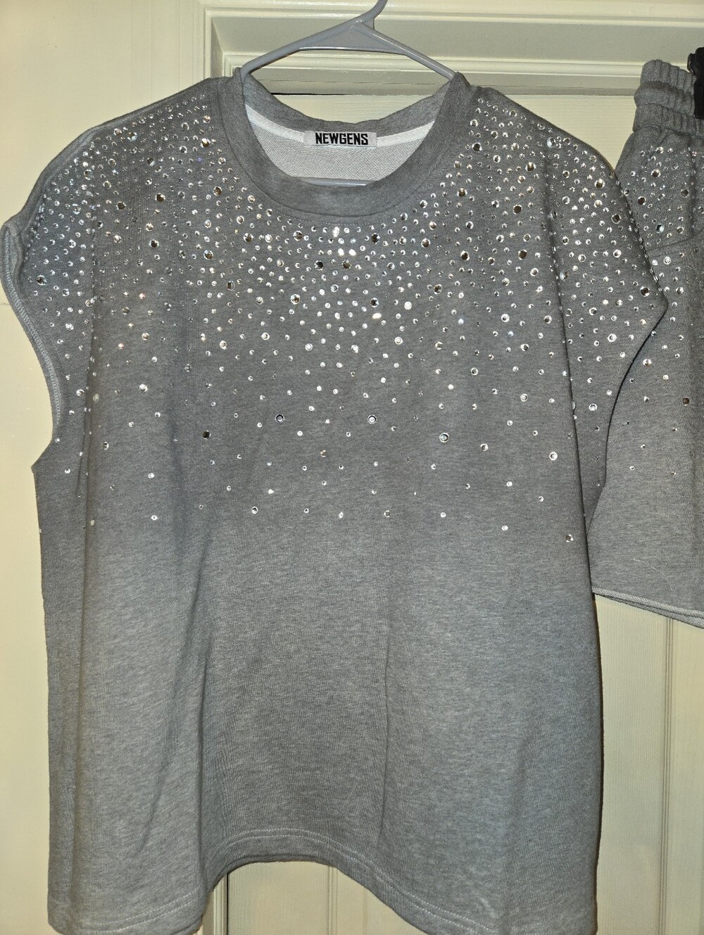 NewGens High Rise Rhinestone Short Set - Picture 6 of 8